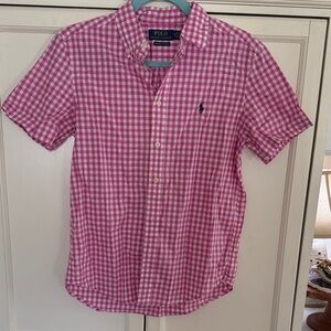 Polo by Ralph Lauren Pink Gingham Men's Shirt